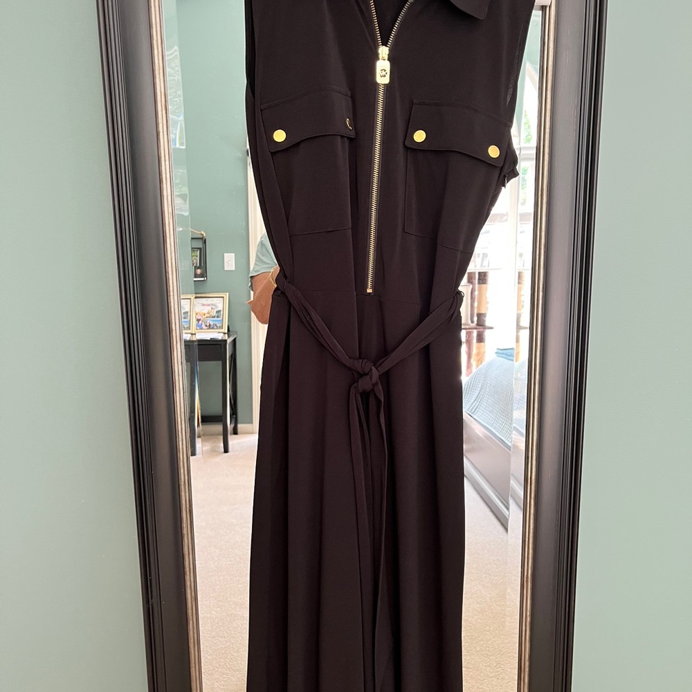 Michael kors back cropped jumpsuit